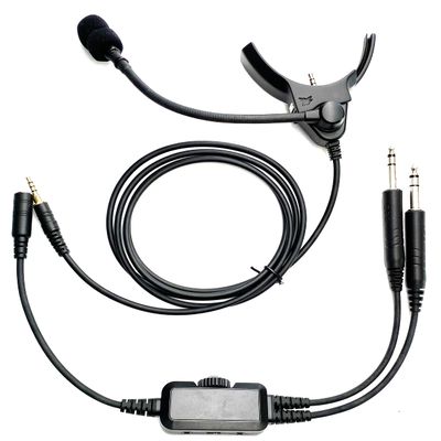 Crystal Mic Pro L with TSOd Intricon for WH-1000XM4 (Jet Edition with Dual Plugs)
