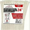 24-inch White Zip Ties Heavy Duty Natural Nylon Cable Ties, 120lb Tensile Strength, 100-Pack - Durable Wire Ties, Heavy Duty Tie Straps Indoor Cable Management Solution by ARMOUR TIES view 1