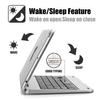 ONHI Ultra-Slim Wireless Keyboard Case for iPad mini 4 / Mini 5, Durable Plastic Alloy Shell, Smart Folio Case with Auto Sleep/Wake Function, Silent Typing Experience (iPad mini 4/5 Sliver) view 3