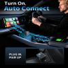 Wireless CarPlay Adapter for Apple,Mini iPhone Car Play Wireless Adapters,Convert Wired to Wireless Bluetooth Carplay Adapter,Auto Connect for iOS 10+&Cars from 2016 (USB,5.8GHz WiFi & Bluetooth 5.0) view 2