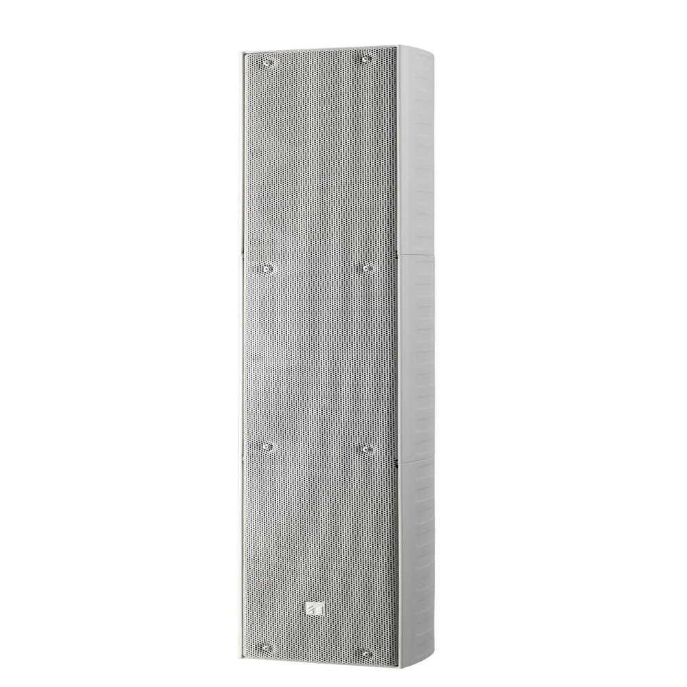 TOA Electronics TZ-606WWP AS Column Speaker System, White; Highly Efficient Compact Speaker; Reproduce Sound with Good Clarity; Efficient for Use in a Spacious Room; Indoor and/or Outdoor Use