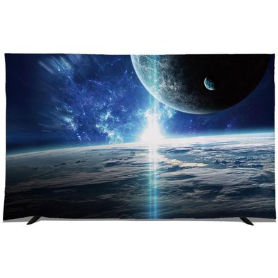 22-80 Inches TV Cover for LCD LED,Indoor Wall Mounted TV Dust Cover,Painting Printing Dust Proof TV Screen Protector Cover,TV Accessories(Size:45IN,Color:C)