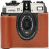 BMAOLLONGB for Pentax 17 Case, Handmade Genuine Real Leather Half Camera Case Bag Cover for Pentax 17 Film Camera With Hand Strap (Brown) view 1