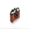 BMAOLLONGB for Pentax 17 Case, Handmade Genuine Real Leather Half Camera Case Bag Cover for Pentax 17 Film Camera With Hand Strap (Brown) view 3
