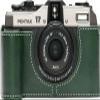 BMAOLLONGB for Pentax 17 Case, Handmade Genuine Real Leather Half Camera Case Bag Cover for Pentax 17 Film Camera With Hand Strap (Green) view 1