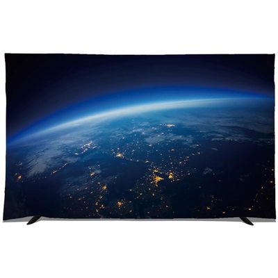 22-80 Inches TV Cover for LCD LED,Indoor Wall Mounted TV Dust Cover,Painting Printing Dust Proof TV Screen Protector Cover,TV Accessories(Size:45IN,Color:B)
