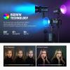 NEEWER MS60C RGBWW LED Video Light with 2.4G/APP Control and 47" Parabolic Softbox, 65W Metal Mini RGB COB Continuous Output Lighting Bowens Mount 2700K-6500K,8300lux/1m, CRI 97+/TLCI 98+,17 Effects + view 4