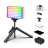 amaran Ace 25c Kit RGB Pocket LED Light,Boost Mode to 32W Mini On Camera Video Light,2300K~10000K Support Magnetic Attraction and App Control with Carrying Case,Mini Tripod,Grid (Pink) view 1