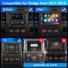Android 13[2GB+32GB] Car Radio Stereo for Dodge RAM 1500 2500 3500 2013-2019 with Wireless CarPlay Android Auto/GPS/FM/WiFi/USB/Camera(for Manual AC Only) view 2