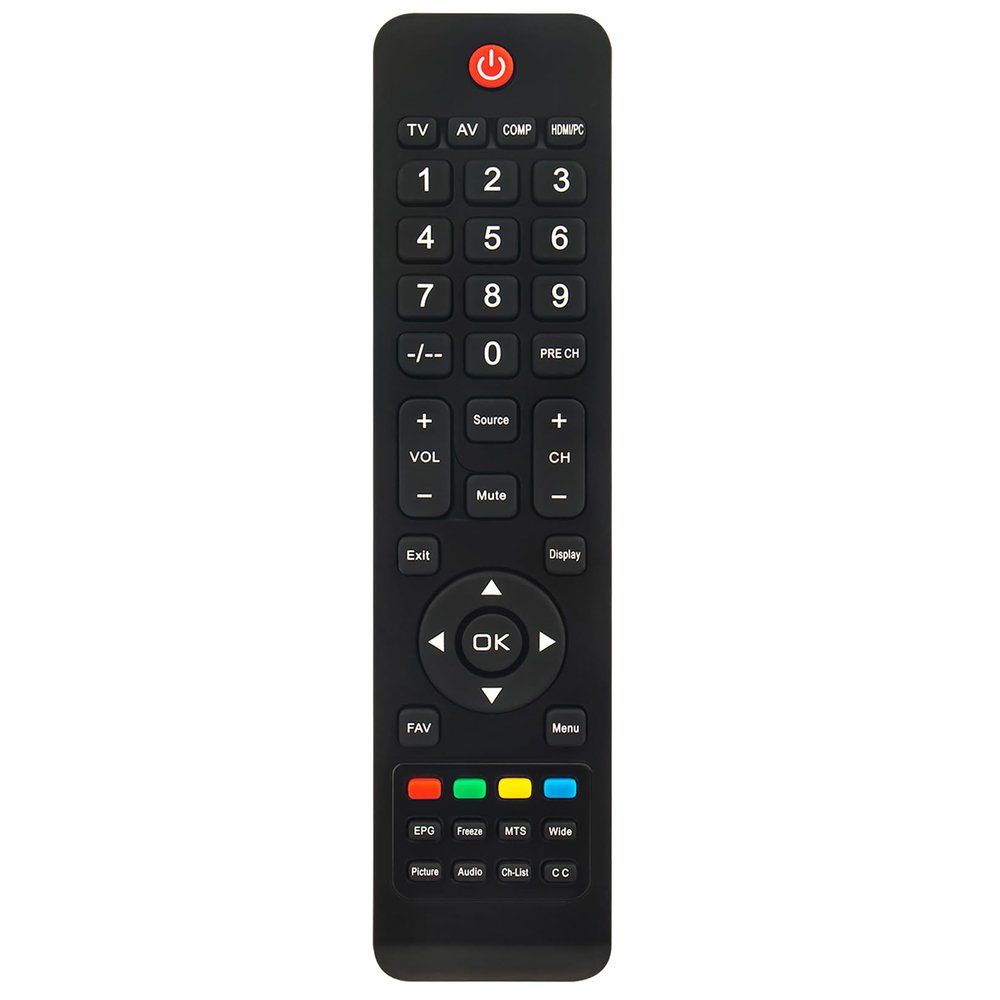 398GRABD1NENEC Replace TV Remote Control Compatible with NEC LED TV E654 E464 E463 E553 E323 E324 E424 E423 E554 LED LCD Display Television
