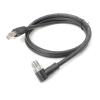 16.4ft M12 8 Pin X Code Male Right Angled to RJ45 Male High Flex Cat6 Ethernet Cable, RJ45 to M12 Industrial Connector Cable Shielded Field Wireable Cable Assembly for Automation Application 5Meter view 1