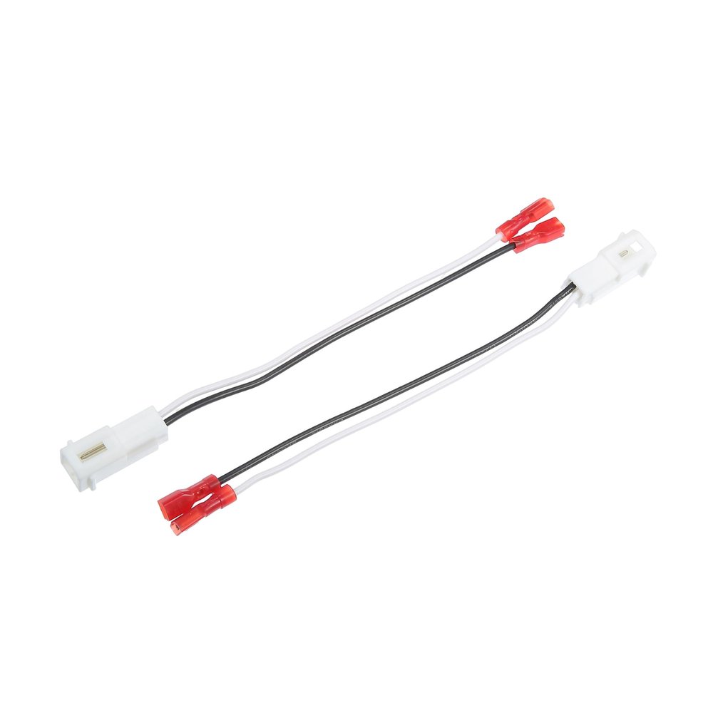 ACROPIX Front/Dash Tweeters Speaker Wiring Harness Adapter Connector Plug for Dodge for Ram 1500 for Jeep Cherokee/Car Speaker Wiring Adapter/Plastic / 2 Pcs/White Car Parts