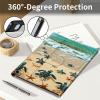 Keyboard Case for iPad 9th/8th/7th Generation, for iPad 10.2/iPad Pro 10.5"/iPad Air 3rd Gen Case with Keyboard and Pencil Holder, Rugged Rotate Stand Cover Case with Clear Back, Cute Little Turtle view 4