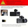 1080P Dash Cam IR Night Vision, 2 Camera Recorder, Can Loop Recorder, Wide Angle Dashboard Camera Recorder, Without Memory Card view 4