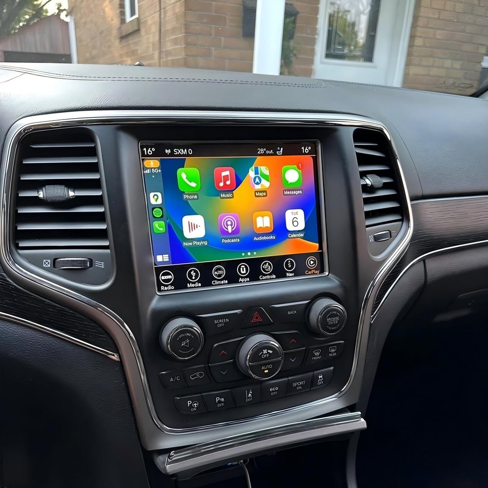 Fit for 2014-2022 Grand Cherokee Radio, Android 13 Car Stereo with Wireless and Android Auto 10 Inch IPS Touchscreen Stereo Dash Kit | GPS | WiFi | AHD Backup Cam | 2+32G