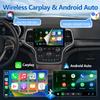 Fit for 2014-2022 Grand Cherokee Radio, Android 13 Car Stereo with Wireless and Android Auto 10 Inch IPS Touchscreen Stereo Dash Kit | GPS | WiFi | AHD Backup Cam | 2+32G view 4