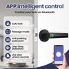 Fingerprint Door Lock, Electronic Keyless Entry Door Lock with Handle, Smart Door Knob with APP, Code, Fingerprint Biometric, Backup Key for Bedroom, Home, Hotel, Office, Apartment (Black) view 3