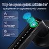 Fingerprint Door Lock, Electronic Keyless Entry Door Lock with Handle, Smart Door Knob with APP, Code, Fingerprint Biometric, Backup Key for Bedroom, Home, Hotel, Office, Apartment (Black) view 4
