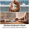 AIRWEE Keyboard Case for iPad Air 11 Inch (M2) 2024,for iPad Air 6/5/4(2024/2022/2020),for iPad Pro 11 4/3/2 Case with Keyboard and Pencil Holder,Clear Back Cover for iPad 10 Gen 2022,Hummingbirds view 3