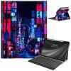 AIRWEE Keyboard Case for iPad Air 11 Inch (M2) 2024,for iPad Air 6/5/4(2024/2022/2020),for iPad Pro 11 4/3/2 Case with Keyboard and Pencil Holder,Clear Back Cover for iPad 10 Gen 2022,Tokyo Street view 1