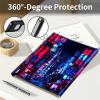 AIRWEE Keyboard Case for iPad Air 11 Inch (M2) 2024,for iPad Air 6/5/4(2024/2022/2020),for iPad Pro 11 4/3/2 Case with Keyboard and Pencil Holder,Clear Back Cover for iPad 10 Gen 2022,Tokyo Street view 4