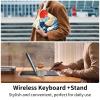 AIRWEE Keyboard Case for iPad Air 11 Inch (M2) 2024,for iPad Air 6/5/4(2024/2022/2020),for iPad Pro 11 4/3/2 Case with Keyboard and Pencil Holder,Clear Back Cover for iPad 10 Gen 2022,Sea of Japan view 3