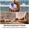 AIRWEE Keyboard Case for iPad Air 11 Inch (M2) 2024,for iPad Air 6/5/4(2024/2022/2020),for iPad Pro 11 4/3/2 Case with Keyboard and Pencil Holder,Clear Back Cover for iPad 10 Gen 2022,Marbling 21 view 3