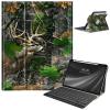 AIRWEE Keyboard Case for iPad Air 11 Inch (M2) 2024,for iPad Air 6/5/4(2024/2022/2020),for iPad Pro 11 4/3/2 Case with Keyboard and Pencil Holder,Clear Back Cover for iPad 10 Gen 2022,Camouflage Deer view 1
