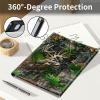 AIRWEE Keyboard Case for iPad Air 11 Inch (M2) 2024,for iPad Air 6/5/4(2024/2022/2020),for iPad Pro 11 4/3/2 Case with Keyboard and Pencil Holder,Clear Back Cover for iPad 10 Gen 2022,Camouflage Deer view 4
