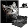 AIRWEE Keyboard Case for iPad Air 11 Inch (M2) 2024,for iPad Air 6/5/4(2024/2022/2020),for iPad Pro 11 4/3/2 Case with Keyboard and Pencil Holder,Clear Back Cover for iPad 10 Gen 2022,Cat view 1