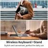 AIRWEE Keyboard Case for iPad Air 11 Inch (M2) 2024,for iPad Air 6/5/4(2024/2022/2020),for iPad Pro 11 4/3/2 Case with Keyboard and Pencil Holder,Clear Back Cover for iPad 10 Gen 2022,Cat view 3