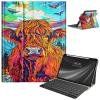 AIRWEE Keyboard Case for iPad Air 11 Inch (M2) 2024,for iPad Air 6/5/4(2024/2022/2020),for iPad Pro 11 4/3/2 Case with Keyboard and Pencil Holder,Clear Back Cover for iPad 10 Gen 2022,Cute Highland view 1