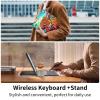 AIRWEE Keyboard Case for iPad Air 11 Inch (M2) 2024,for iPad Air 6/5/4(2024/2022/2020),for iPad Pro 11 4/3/2 Case with Keyboard and Pencil Holder,Clear Back Cover for iPad 10 Gen 2022,Cute Highland view 3