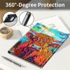 AIRWEE Keyboard Case for iPad Air 11 Inch (M2) 2024,for iPad Air 6/5/4(2024/2022/2020),for iPad Pro 11 4/3/2 Case with Keyboard and Pencil Holder,Clear Back Cover for iPad 10 Gen 2022,Cute Highland view 4