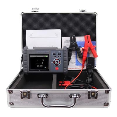 Digital Battery Internal Resistance Tester Metere Instrument with Power Supply DC 3.7V Lithium Battery Voltage Measurement 0.000V-120.00V for Rechargeable Lithium Battery Test