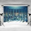 10x6.5ft City Landscape Backdrop Window Outside Night View Photography Background Modern Buildings New York Skyline Banner Decorations Business Office Wallpaper Photo Booth Props view 3