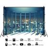 10x6.5ft City Landscape Backdrop Window Outside Night View Photography Background Modern Buildings New York Skyline Banner Decorations Business Office Wallpaper Photo Booth Props view 4