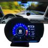 Car HUD Heads Up Display AP6, OBD and GPS Smart Gauge Display LCD Dual System Head Up Device for Vehicles Cars, Works Great for Most Cars (Black) view 1