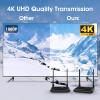 Wireless HDMI Transmitter and Receiver 4K, Binken 820Ft/250m Wireless HDMI Extender 5G Kit Support 4K@30 Hz, for Streaming Video Audio from Laptop,PC, Cable Box to HDTV Projector Monitor IR Support view 3