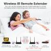 Wireless HDMI Transmitter and Receiver 4K, Binken 820Ft/250m Wireless HDMI Extender 5G Kit Support 4K@30 Hz, for Streaming Video Audio from Laptop,PC, Cable Box to HDTV Projector Monitor IR Support view 4