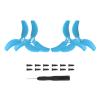 ABZEKH Drone Accessories for Drone Top Extended Bracket Adapter for DJI Avata 2 Insta360 X3 4 Action Camera for Fixed Mount Holder Base Accessory(2Pairs Blue) view 1