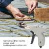 Mavaol Stainless Steel Cable Tie Gun, Heavy Duty Zip Fastening and Cutting Tool for Construction and Electrical Work, 4.6-9mm Width view 3
