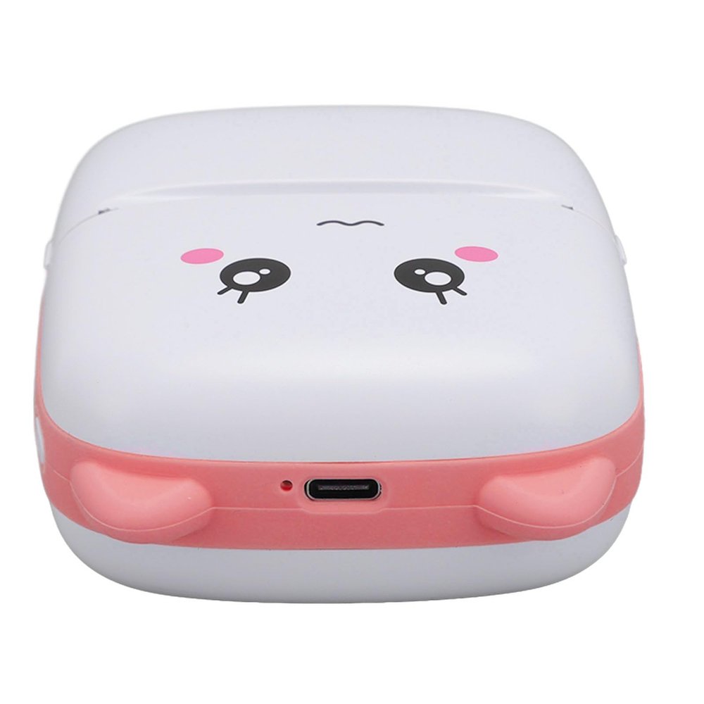 ciciglow X1 Sticker Printer, 200DPI Mini Thermal Printer Portable Pocket Phone for Students Wrong Questions Photos, Support 57x25mm, 57x28mm, 57x30mm Paper Sizes (Pinkish)