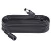 Security-01 5M 16FT DC Power Extension Cable 5.5mm x 2.1mm,for CCTV Camera IP WiFi Camera,DVR,LED Strip,DC Power Supply Adapter Extender Cable,Black view 1