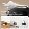 12 Pack Magnetic Cable Clips, Phone Cord Holder for Nightstand, Under Desk Cable Management, Canisflax Adhesive Wire Charging Cord Organizer Keepers Holder for Home Office Car Wall Desktop view 4
