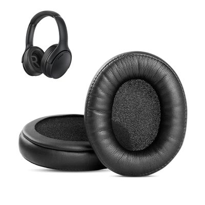 HTINDUSTRY Earpads Replacement Cushion Compatible with Mpow H19 IPO Active Noise Cancelling Wireless Bluetooth 5.0 Headphones Ear Pads with Softer Protein Leather/Memory Foam