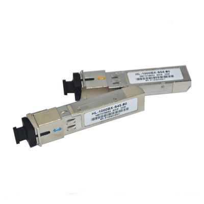 WVCLTVJA 1000BASE 1.25G Ethernet GigabitBIDI TX1490/RX1550nm 80KM LC/SC SMF DOM(2 Pairs SC)