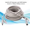 Grcfumo 5M/10M/15M/20M RJ45 DC Ethernet CCTV Cable, Ethernet CCTV Cable, Cat 5 and Power Extension Two in One Cable for IP Cameras and NVR System (10M) view 4