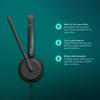 EPOS Impact 460 Binaural On-Ear USB-C and USB-A Wired Headset with Noise-Canceling Mic, Plug-and-Play, Clear Sound, Comfortable Fit, Suitable for Office, Home, and Business Communication view 3