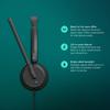 EPOS Impact 460T Binaural On-Ear USB C and USB A Wired Headset with Dual Noise-Canceling Mics, Microsoft Teams Certified, Plug-and-Play, Ideal for Office, Remote Work, Zoom & Business Calls view 3